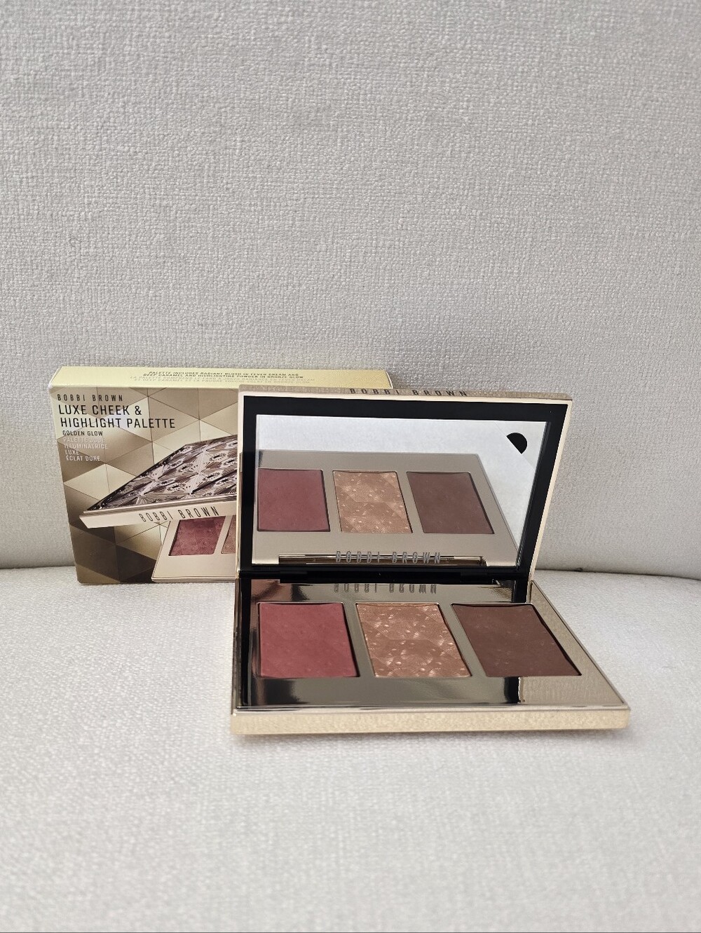 Bobbi Brown Luxe Cheek & Highlight Palette - Golden Glow